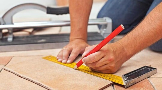 Укладка плитки в Алматы на полу