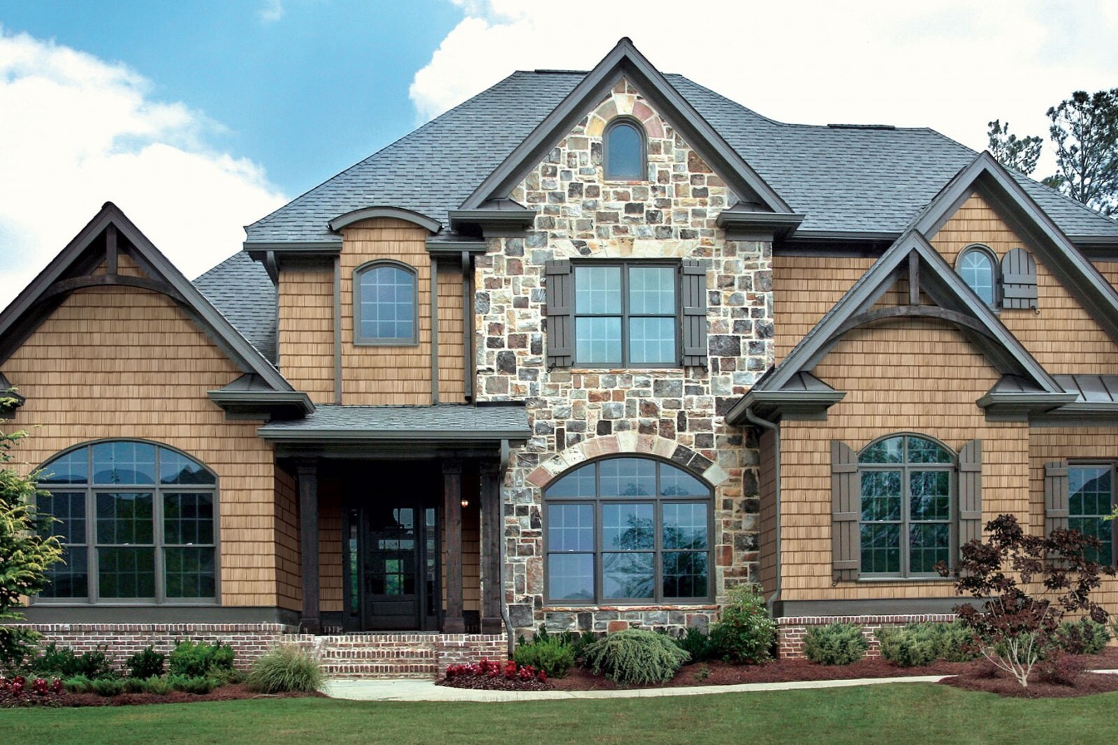 Комбинированный вариант отделки 