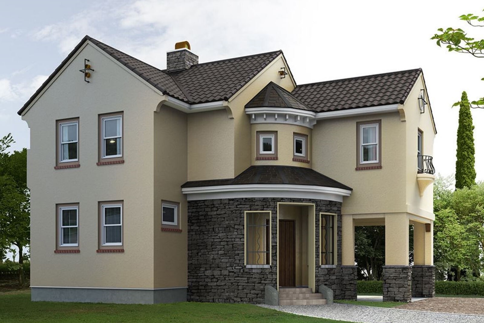 Мокрый фасад