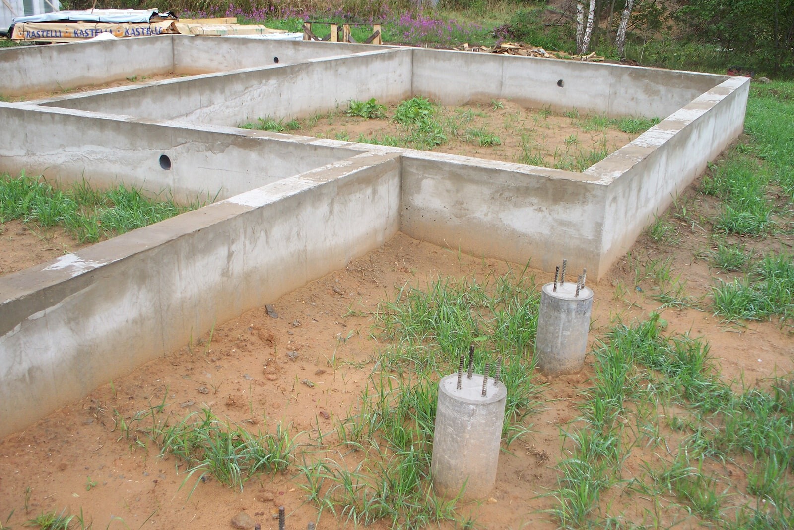 Мелкозаглубленный ленточный фундамент