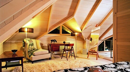 Отделка мансарды в Алматы