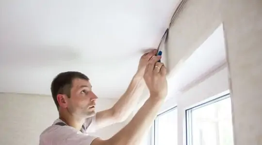 Монтаж натяжного потолка